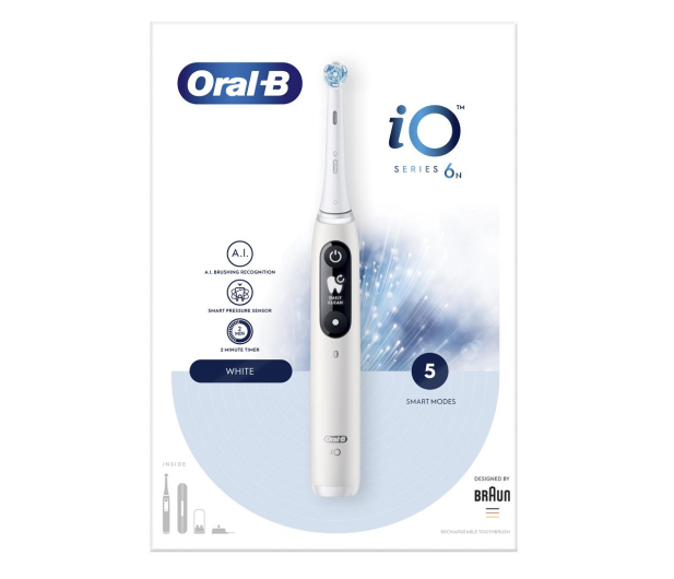 Oral-B Szczoteczka magnetyczna iO6 (biała) - 1037091 - zdjęcie 4